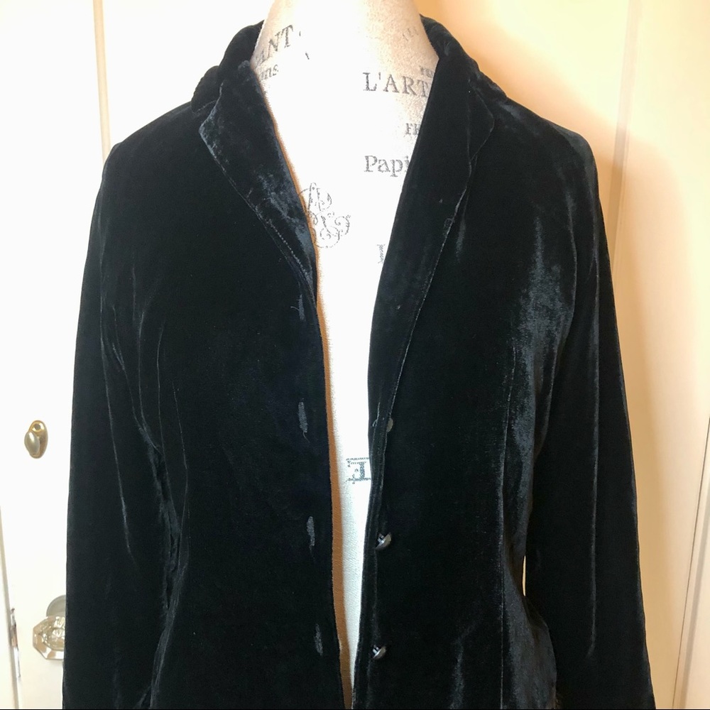 Anne Carson velvet jacket 8P